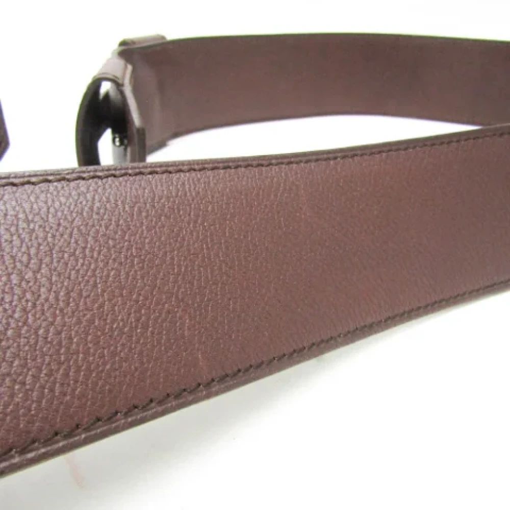 Hermès Vintage Pre-owned Leather belts Brown Heren