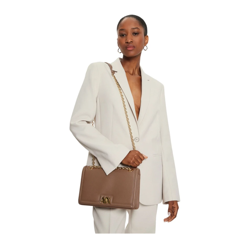 Armani Exchange Crossbody Tas Brown Dames
