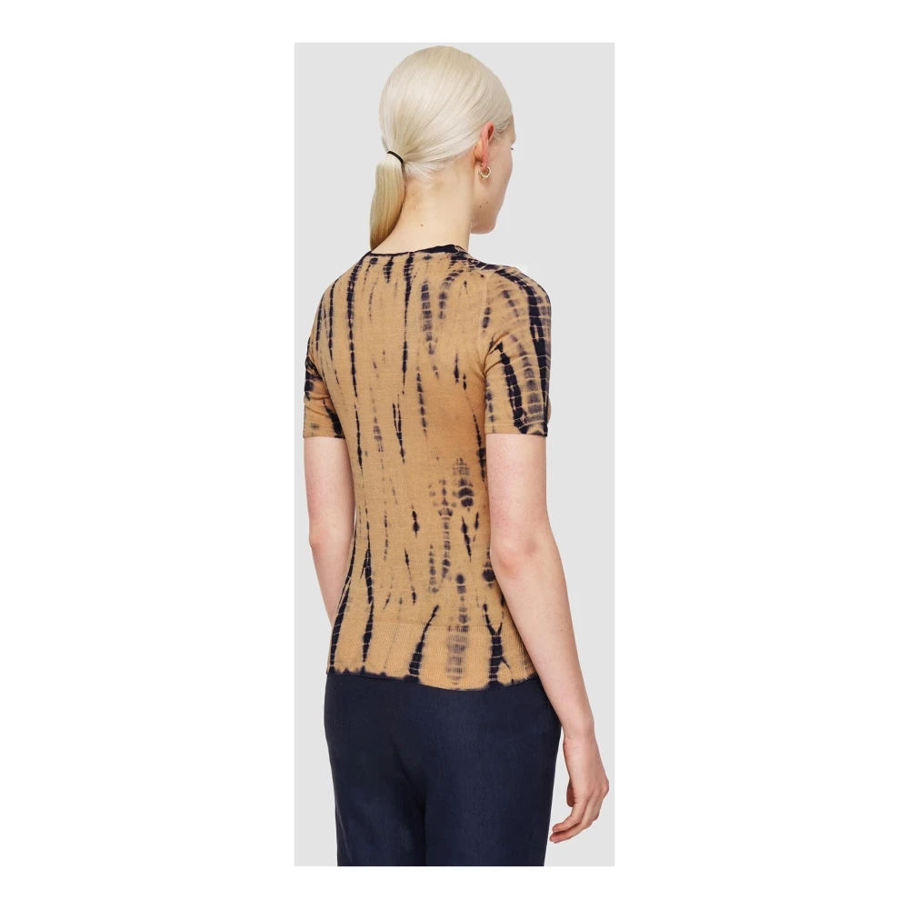 joseph Tie Dye Gebreide Top Beige Dames