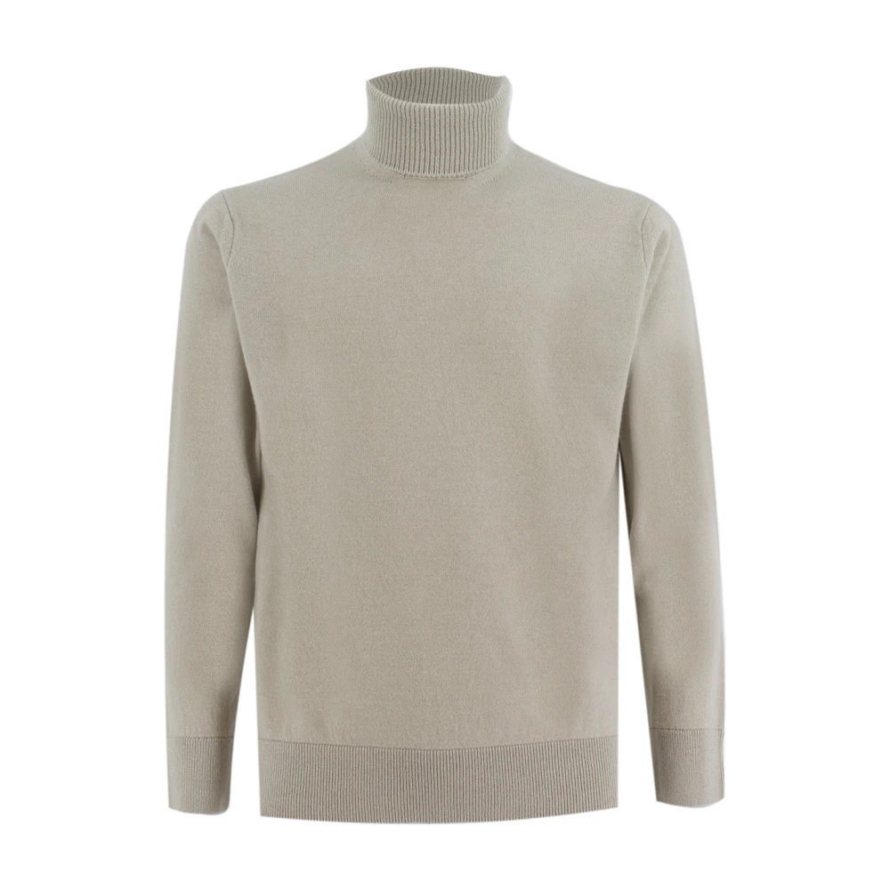 Eleventy Men's Beige Jersey - Cashmere Knitwear - L - Knitwear
