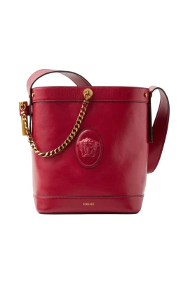 Pivot Liten Läder Bucket Bag