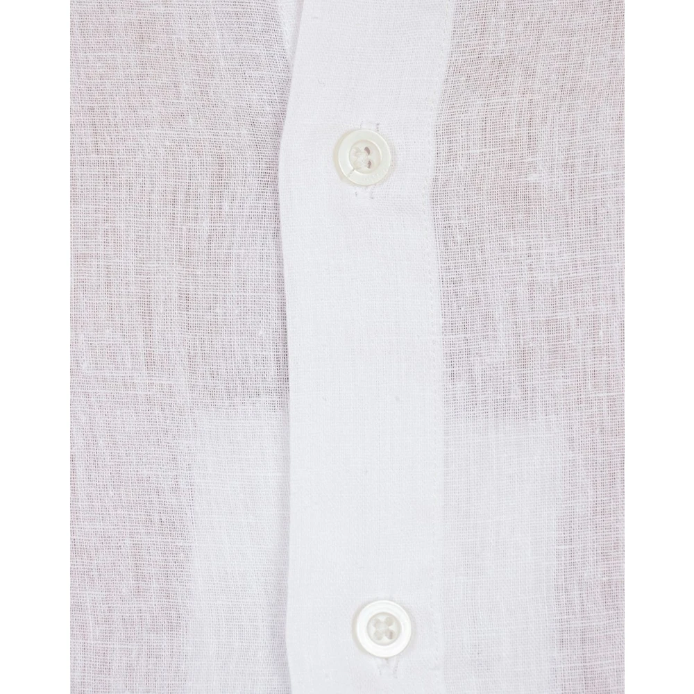 Daniele Alessandrini Slim Fit Koreaanse Stijl Overhemd White Heren