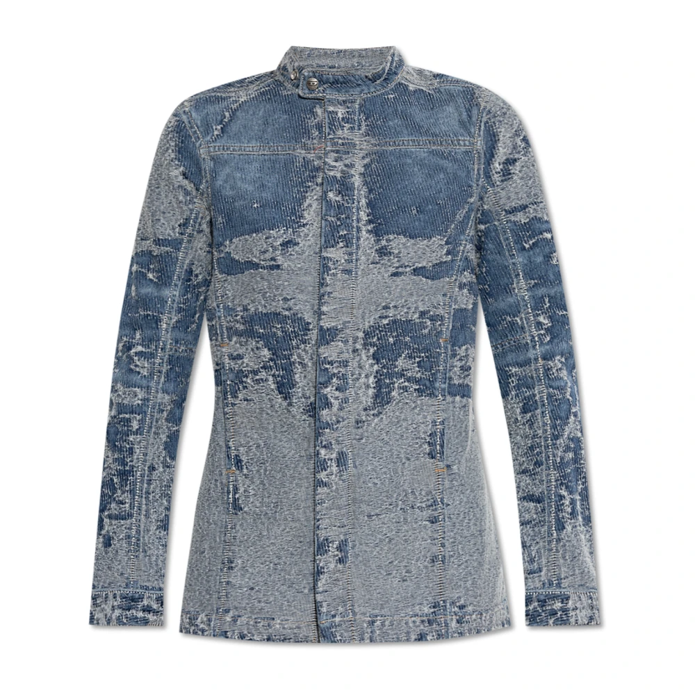 Diesel Vrouw Blauw Jassen Dames, S, Denim, Denim Jacket