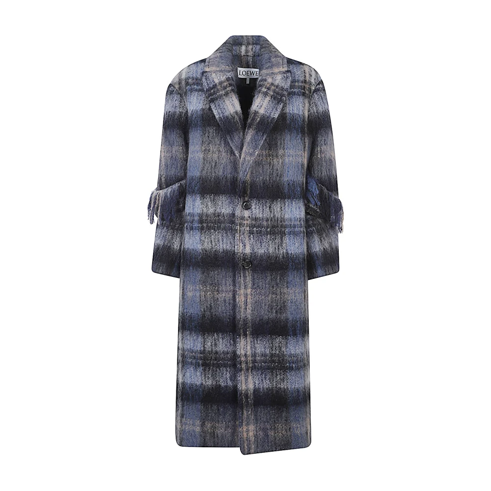 Loewe Women's Coat In Mohair And Wool Blend