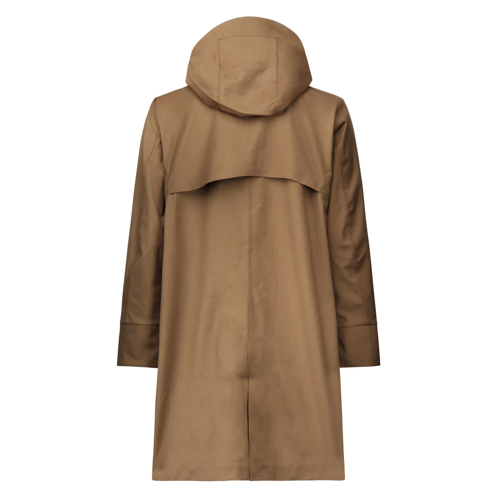 K-way Beige Wollen Jas Beige Heren