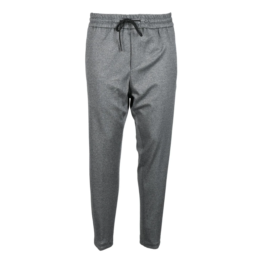 Dondup Elegante Viscose Blend Slim Fit Broek Gray Heren