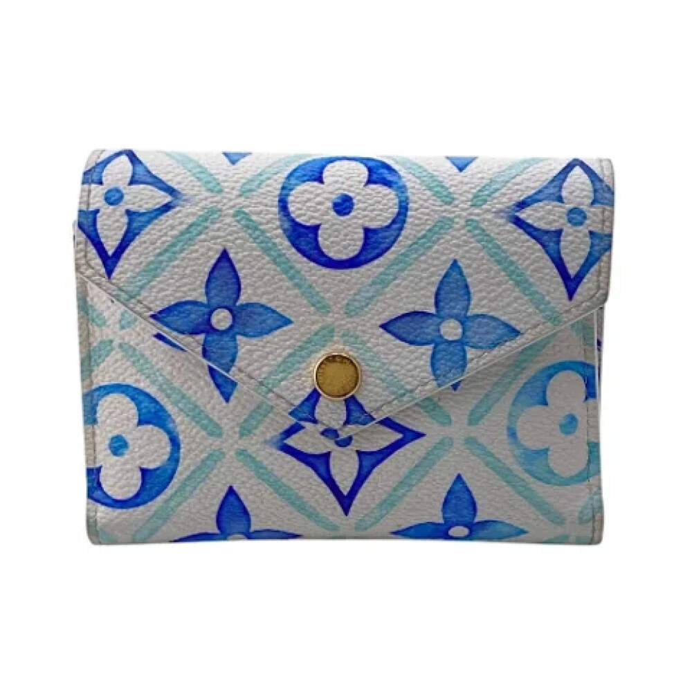 Louis Vuitton Vintage Pre-owned Canvas wallets Blue Dames
