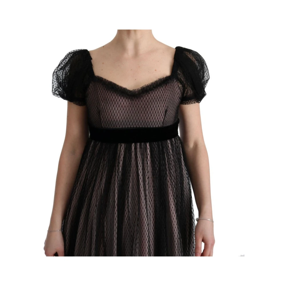 Dolce & Gabbana Exquise knielange schede jurk Black Dames