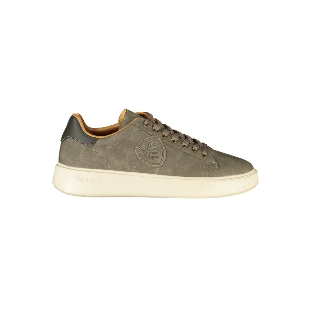 Blauer Men's Gray Grigio Polyurethane Sneaker - Sneakers - 10 Uk- Shoes