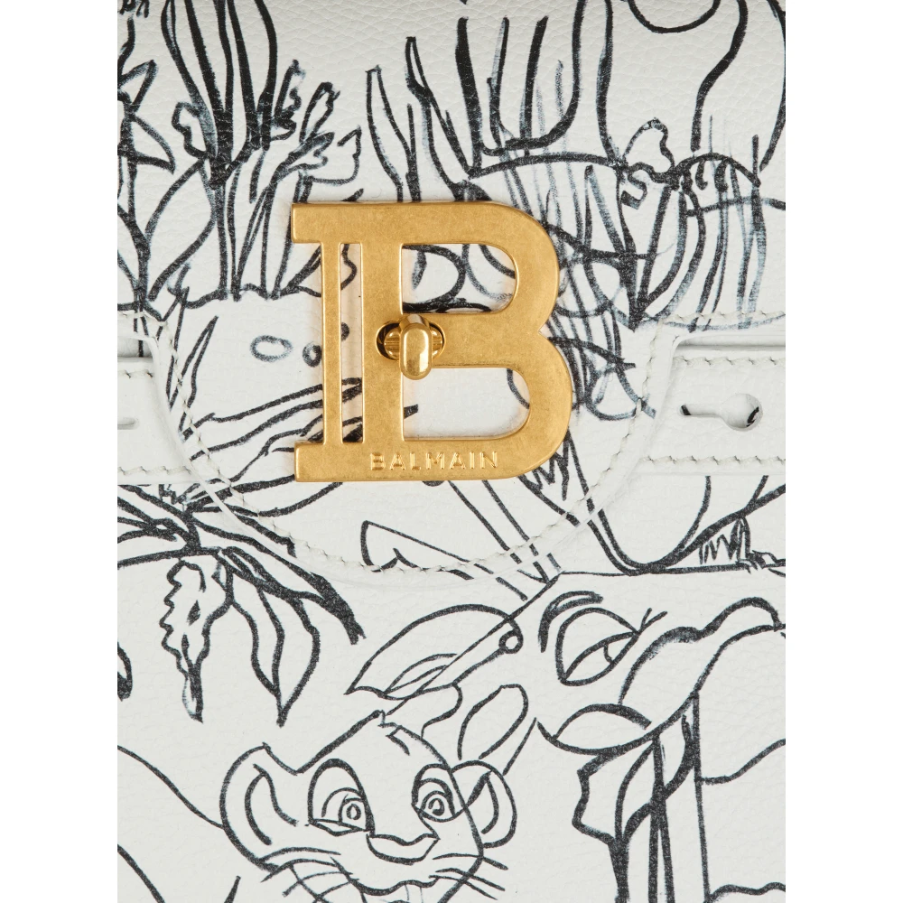 Balmain Disney x : The Lion King Sac B-Buzz 23 gedrukt Kind Vroegrijp White Dames