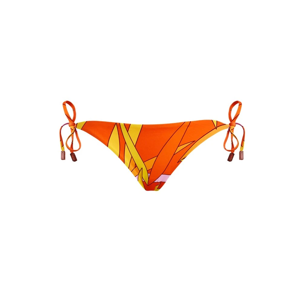 Vilebrequin Kvinno Orange Badkläder Dam, L, Side Tie Bikini Bottom Madrague