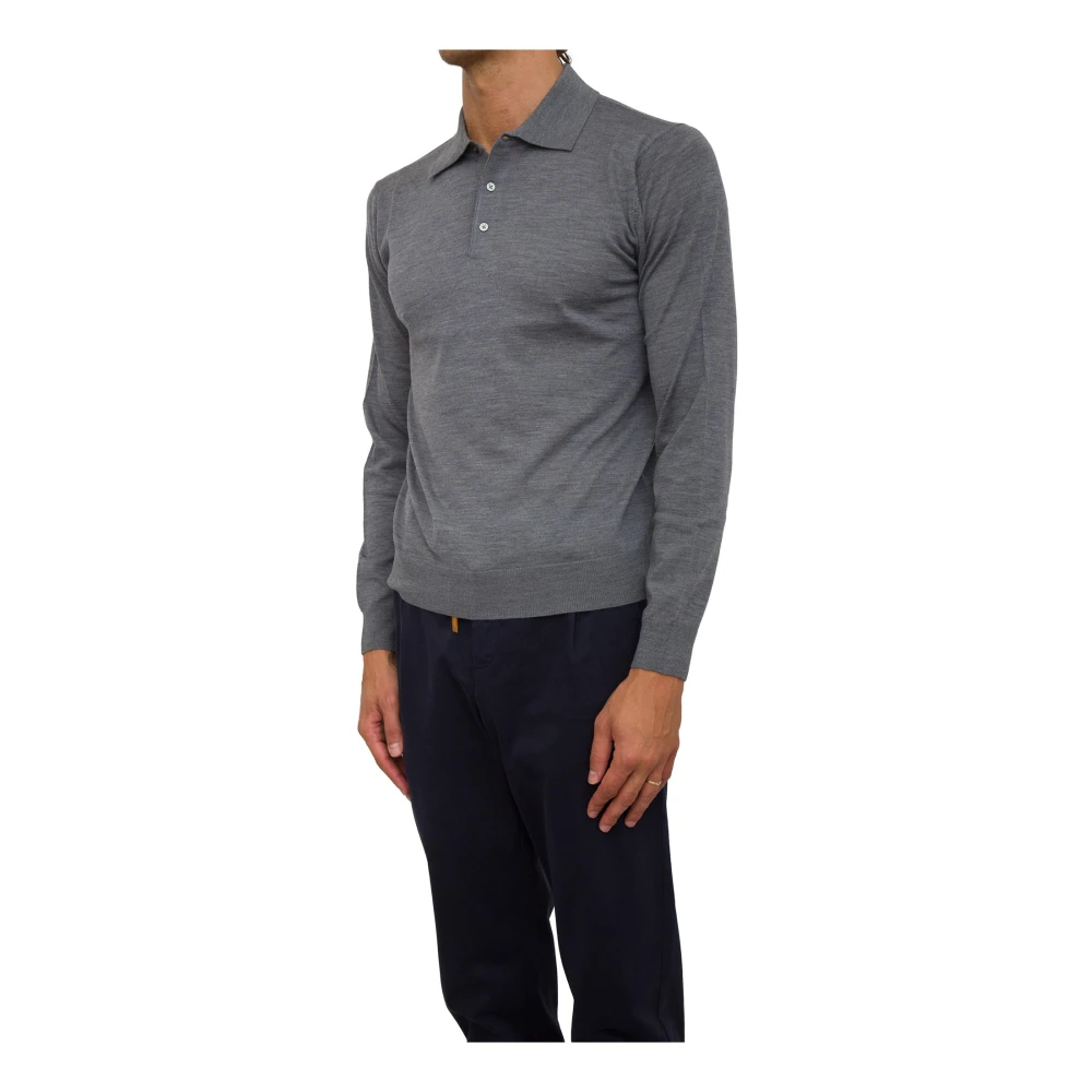 Corneliani Klassiek Poloshirt in Diverse Kleuren Gray Heren