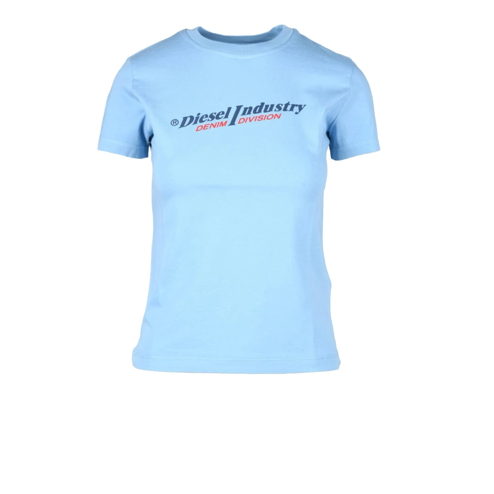 Diesel Zwarte T-shirt voor vrouwen Black Dames