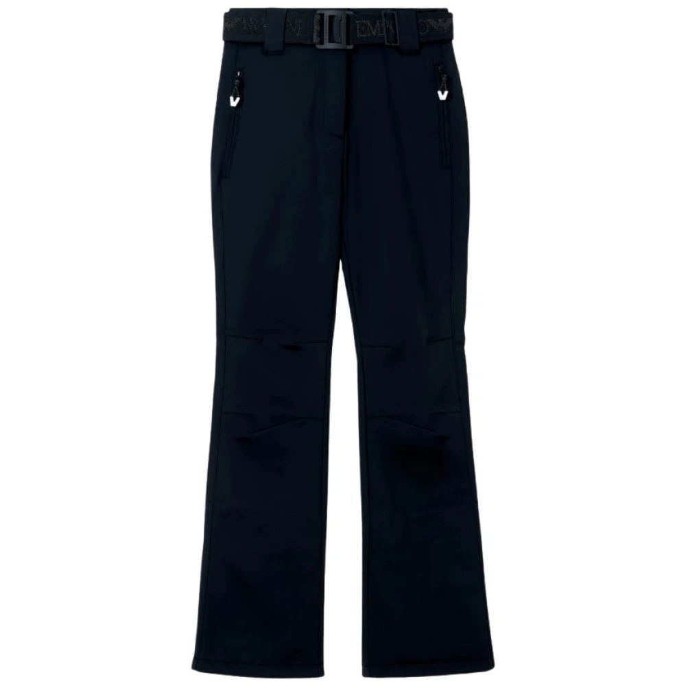 Emporio Armani Ea7 Vrouw Zwart Fitness Dames, M, Polyester, Technische Softshell Ski Broek