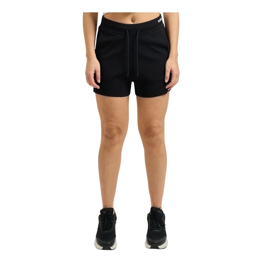 Guess Donna Nero Shorts Gabry Wide - Immagine 2