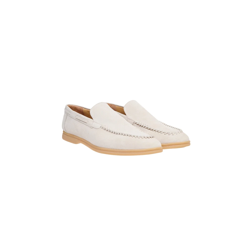 Eleventy Men's Beige Moccasin - Loafers - 7 Uk - Shoes