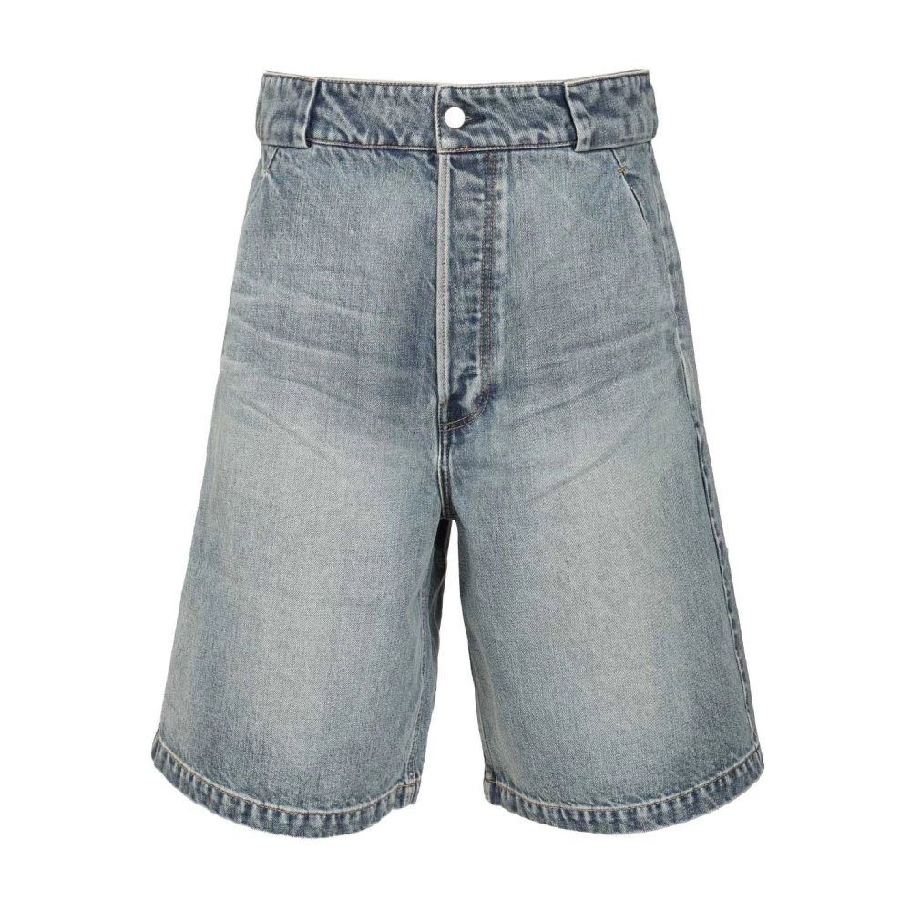 Fear Of God Blue Denim Shorts, Male, W36, Denim Utility Shorts
