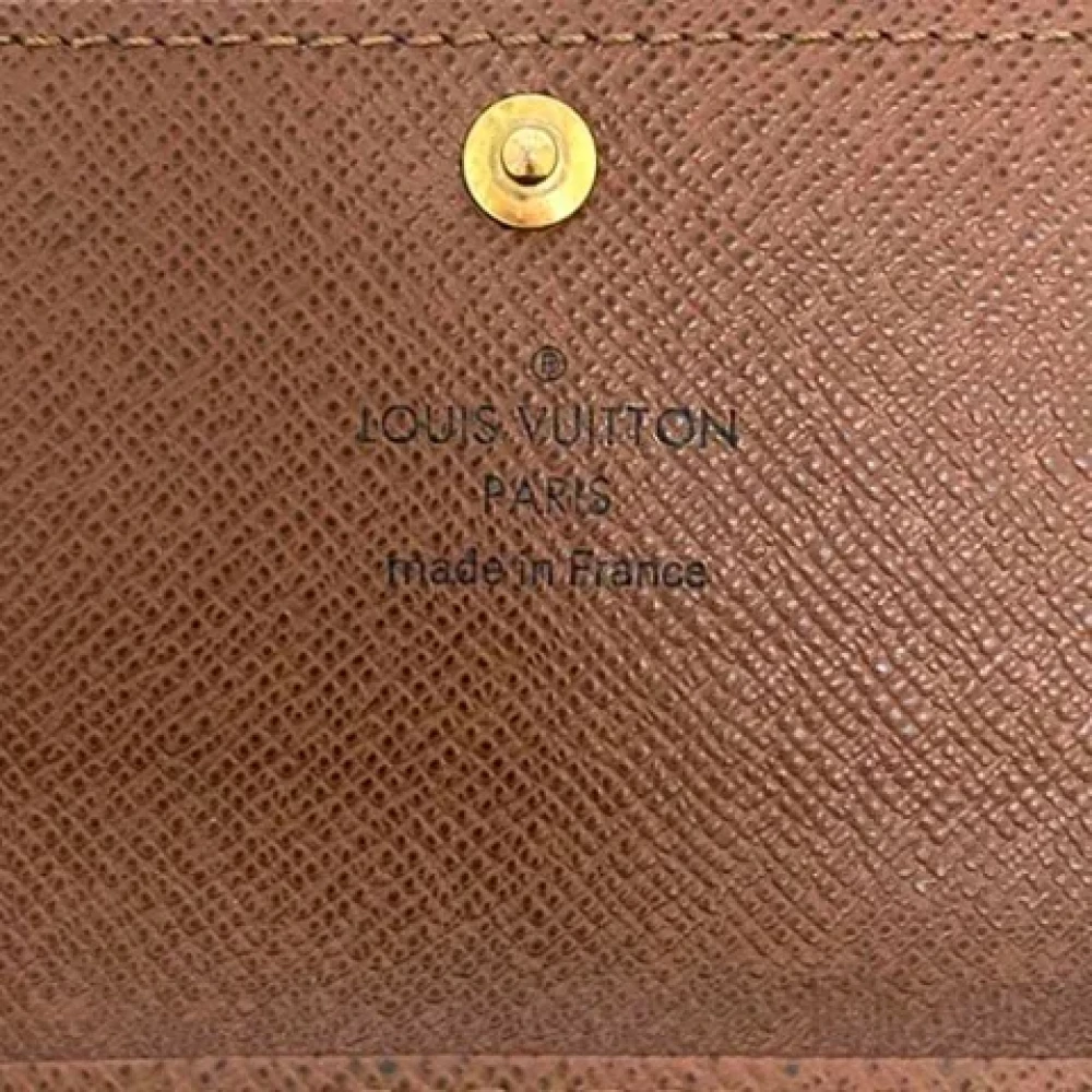 Louis Vuitton Vintage Pre-owned Fabric key-holders Brown Dames