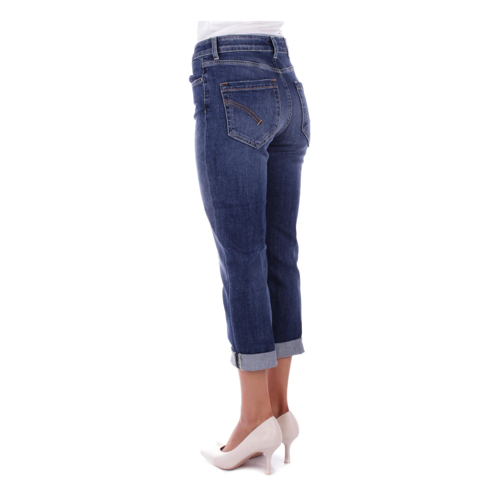 Dondup Denim Jeans met Logo Achterzak Blue Dames
