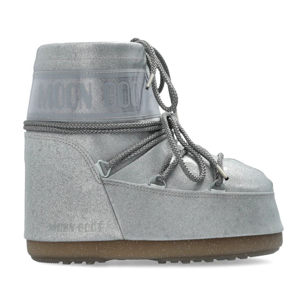 Moon Boot Snö stövlar Mb Icon Low Glitter Gray, Unisex