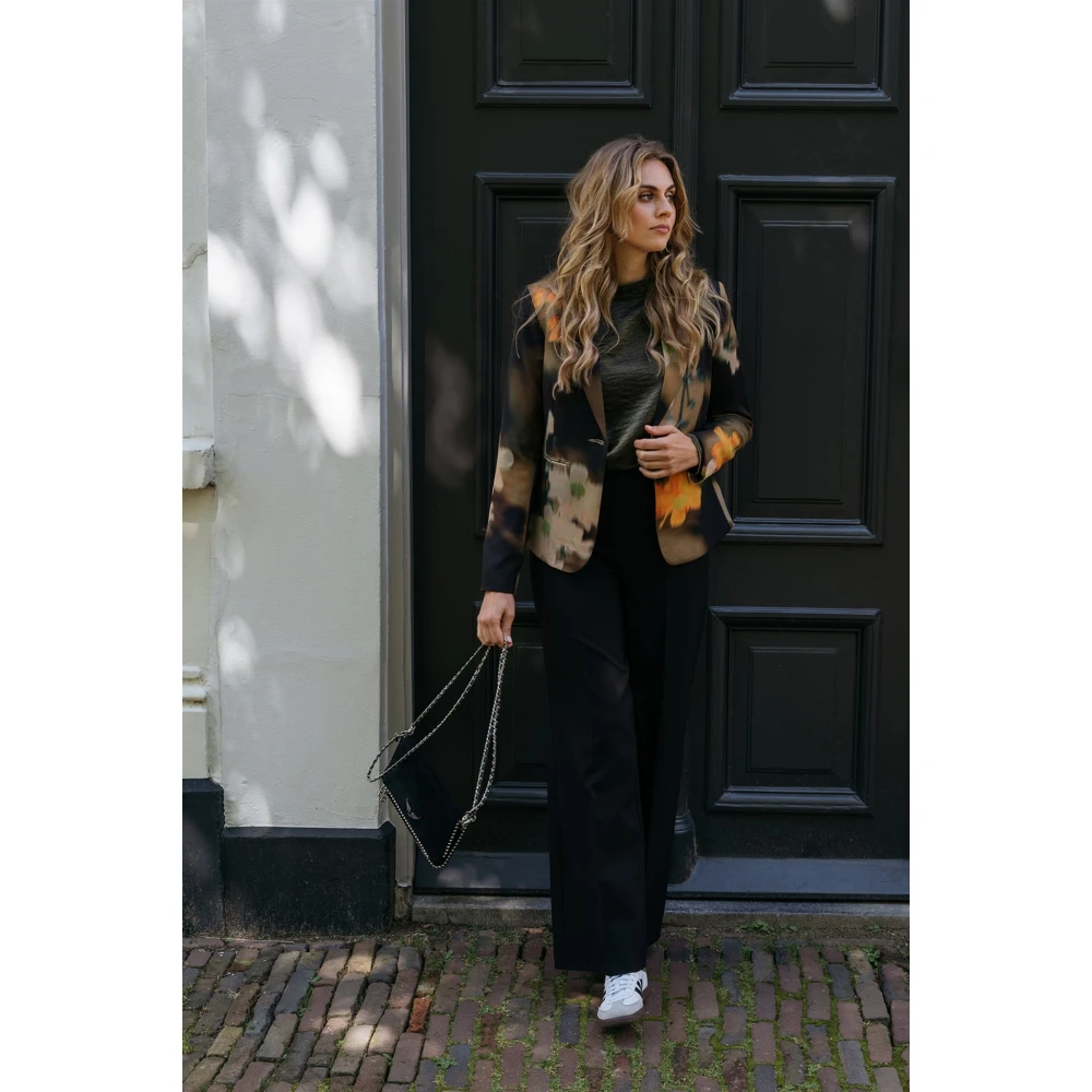&Co Woman Blazer Heren Bruin Multicolor Dames
