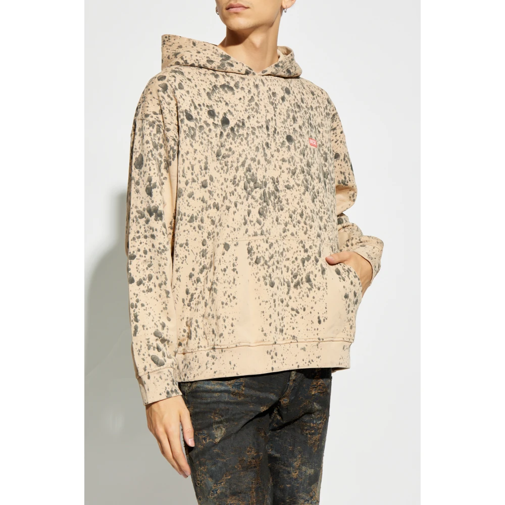 Diesel Sweatshirt S-Boxt-Hood-K1 Beige Heren