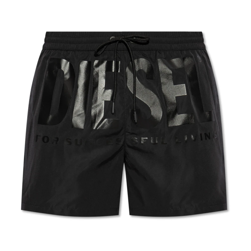 Diesel Men's Black Swim Shorts - Beachwear - Xl - Swimwear