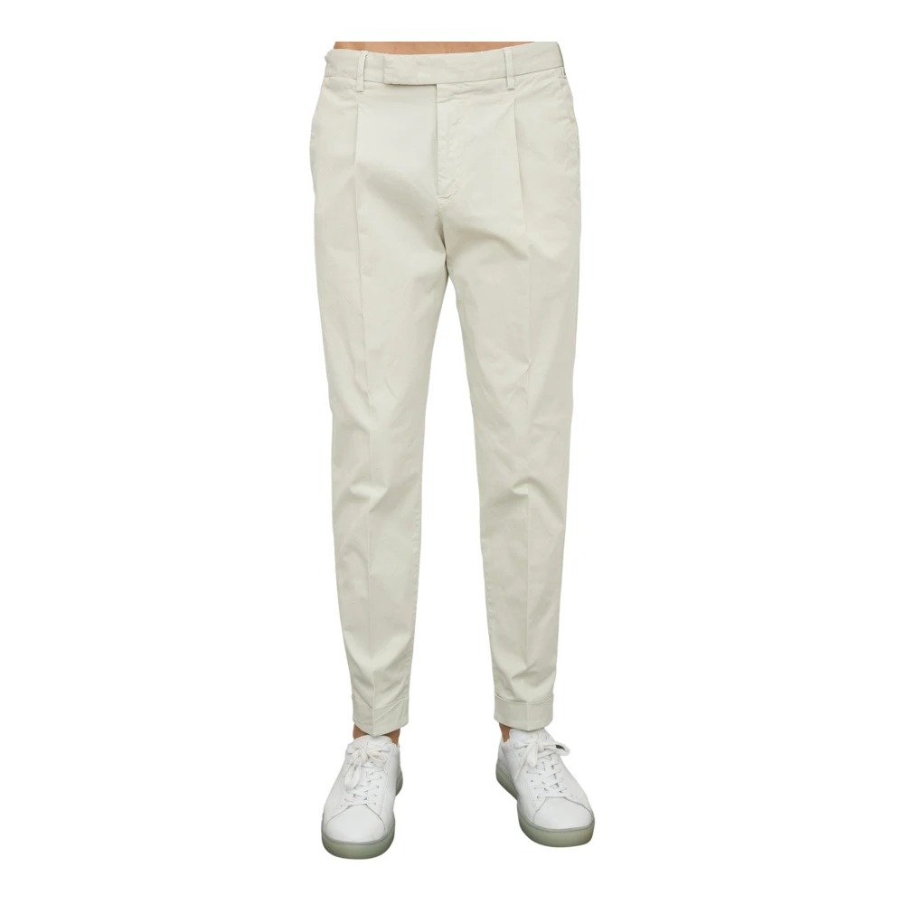Pt Torino Men's Beige Slim-Fit Trousers, 2XL, Stylish Trousers For