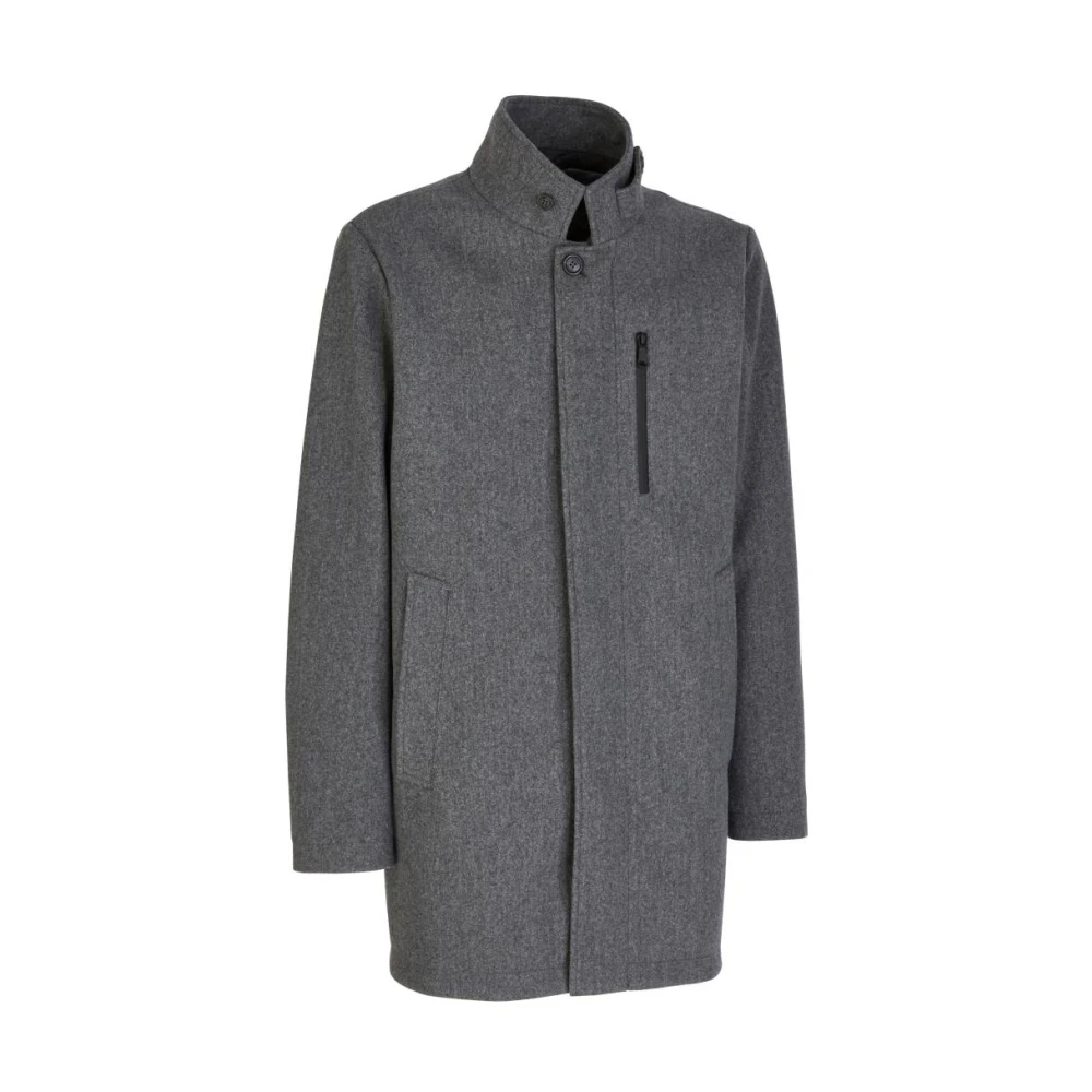 Geox Ademende Polyesterjas Monreale Stijl Black Heren