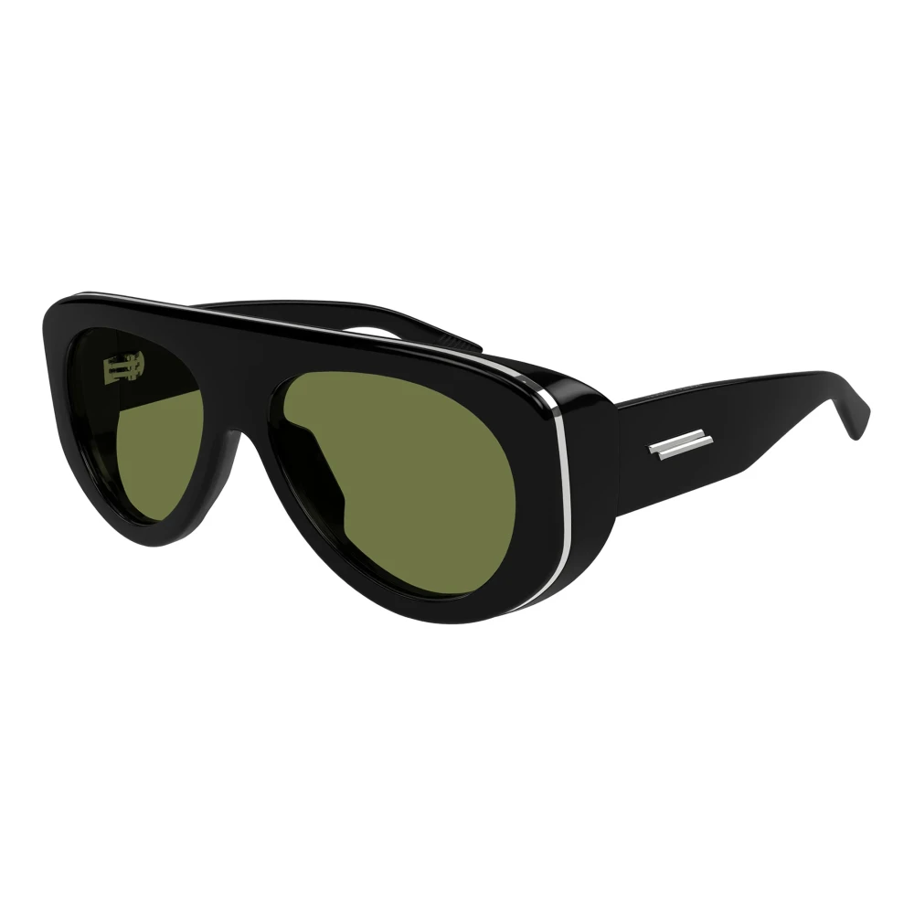 Bottega Veneta Unisex Black /Green Sunglasses Bv1362s - Sunglasses - 58 Mm - Accessories