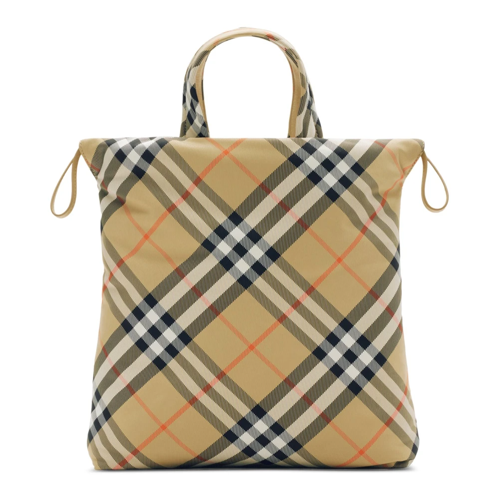 Burberry Zand Trekkoordtas Brown Dames