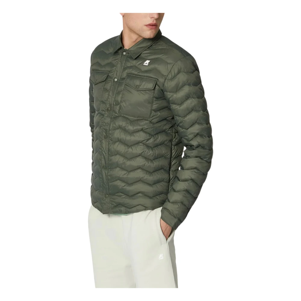 K-way Groene Eco Warm Jas Green Heren