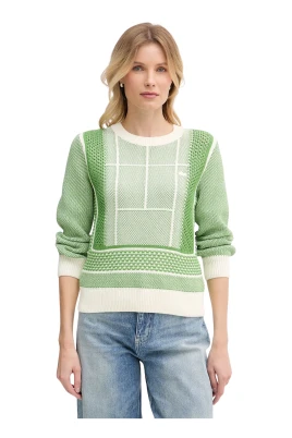 Tennis Court Graphic Sweater