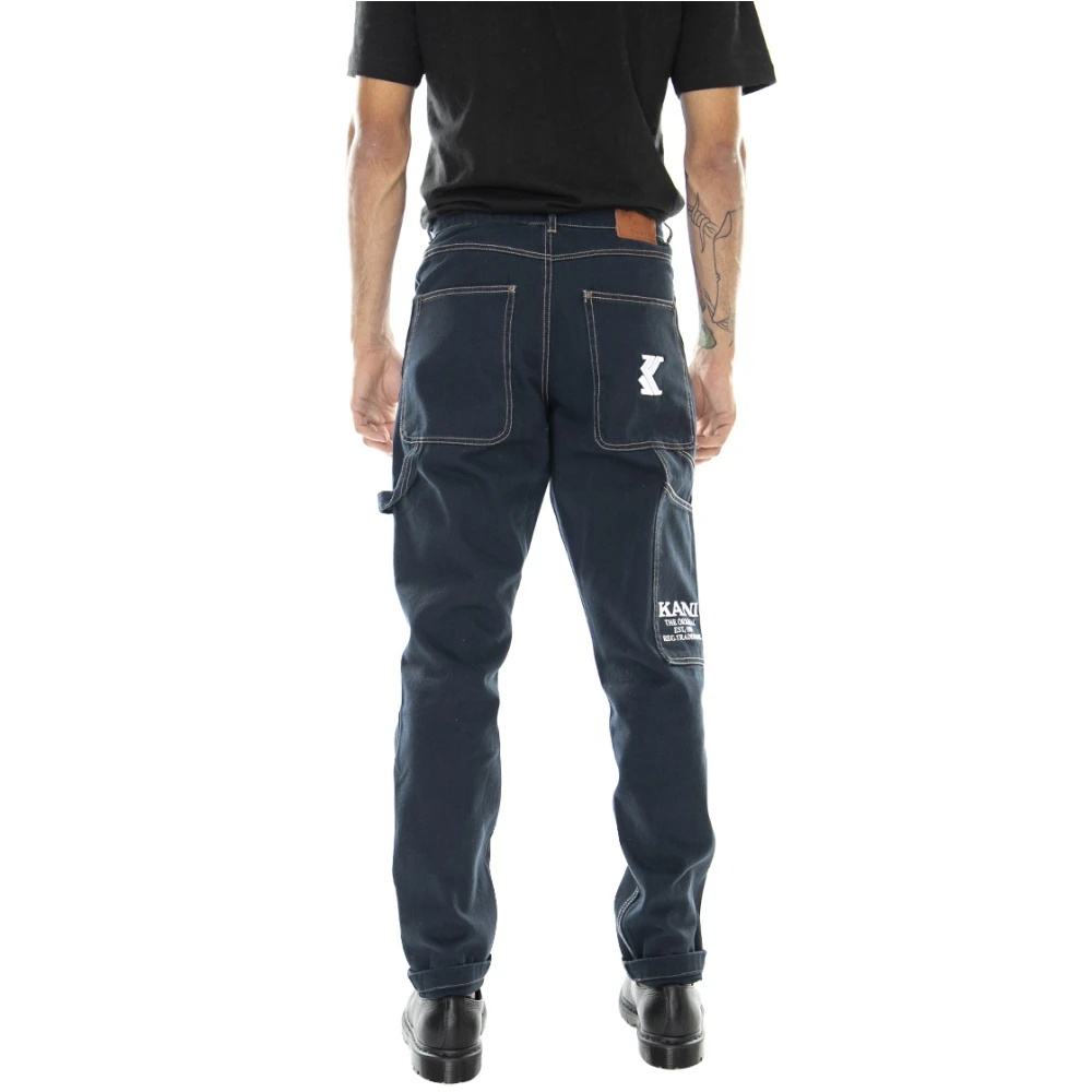 Karl Kani Trousers Blue Heren