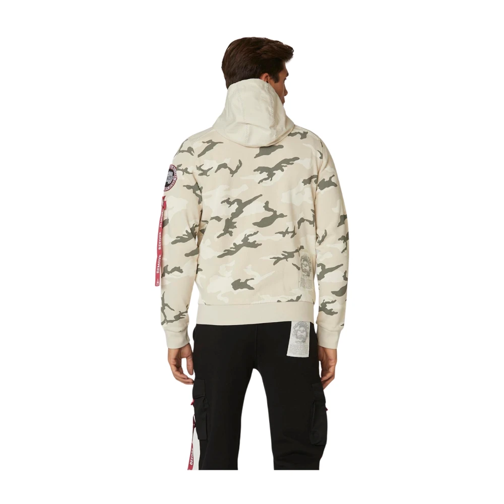 aeronautica militare Antarctica Speciale Editie Fleece White Heren
