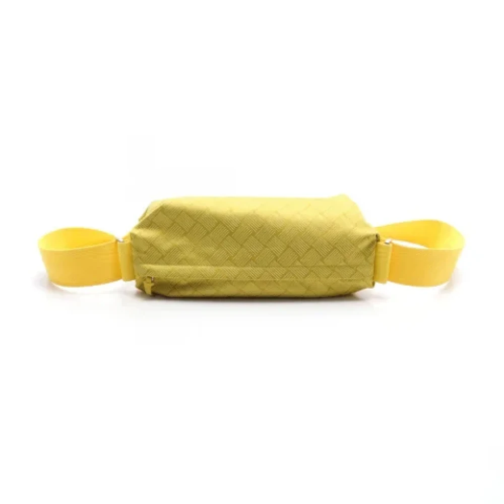 Bottega Veneta Vintage Pre-owned Fabric clutches Yellow Dames
