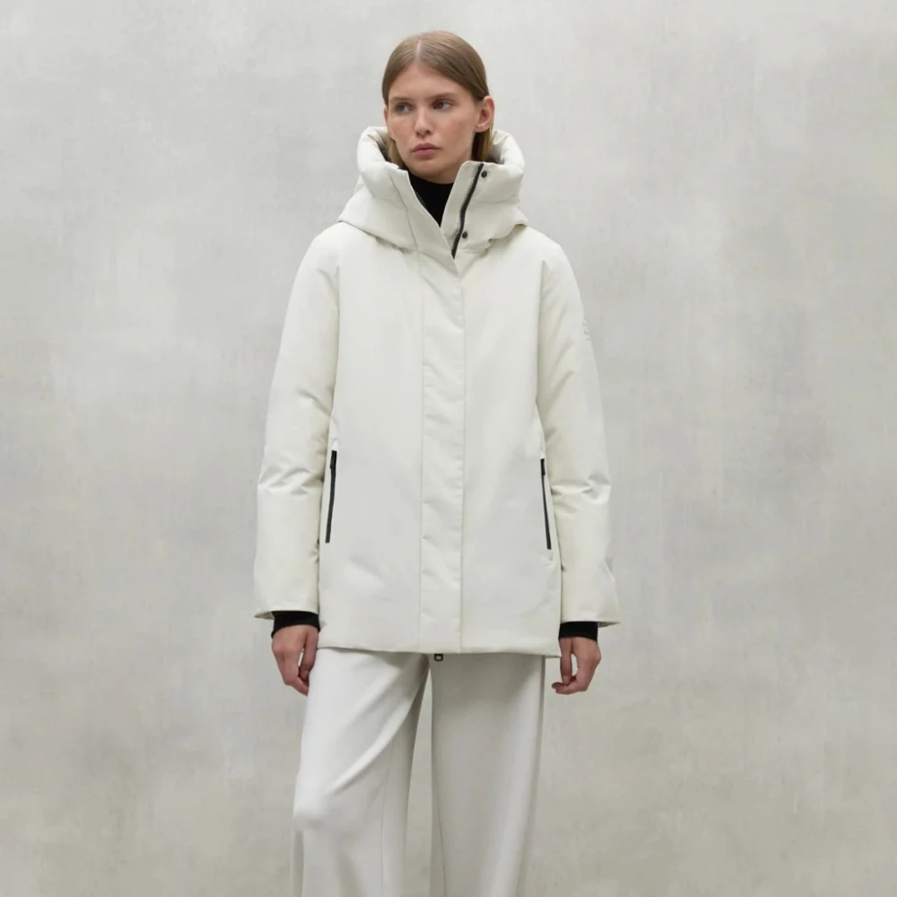 Ecoalf Korte jas voor mannen White Dames