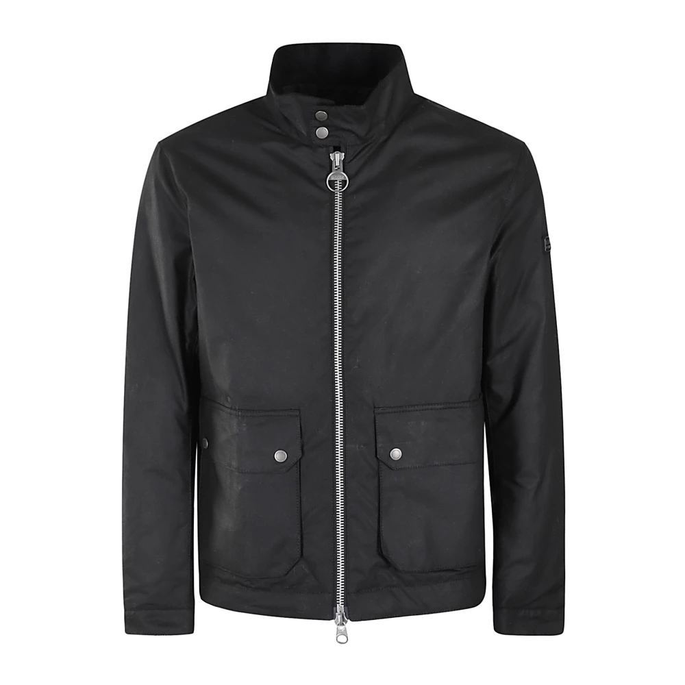 Barbour Wax Jacket International Style Black, Herr