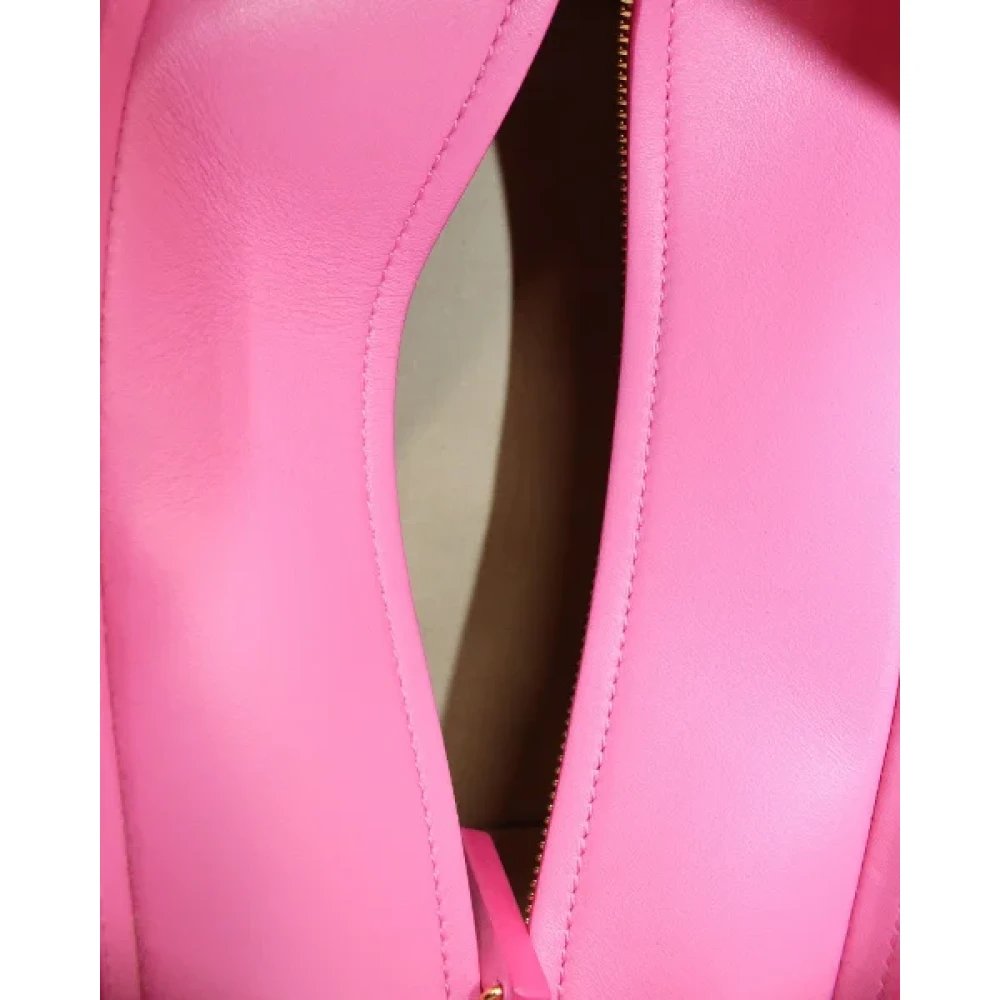 Jacquemus Pre-owned Leather handbags Pink Dames
