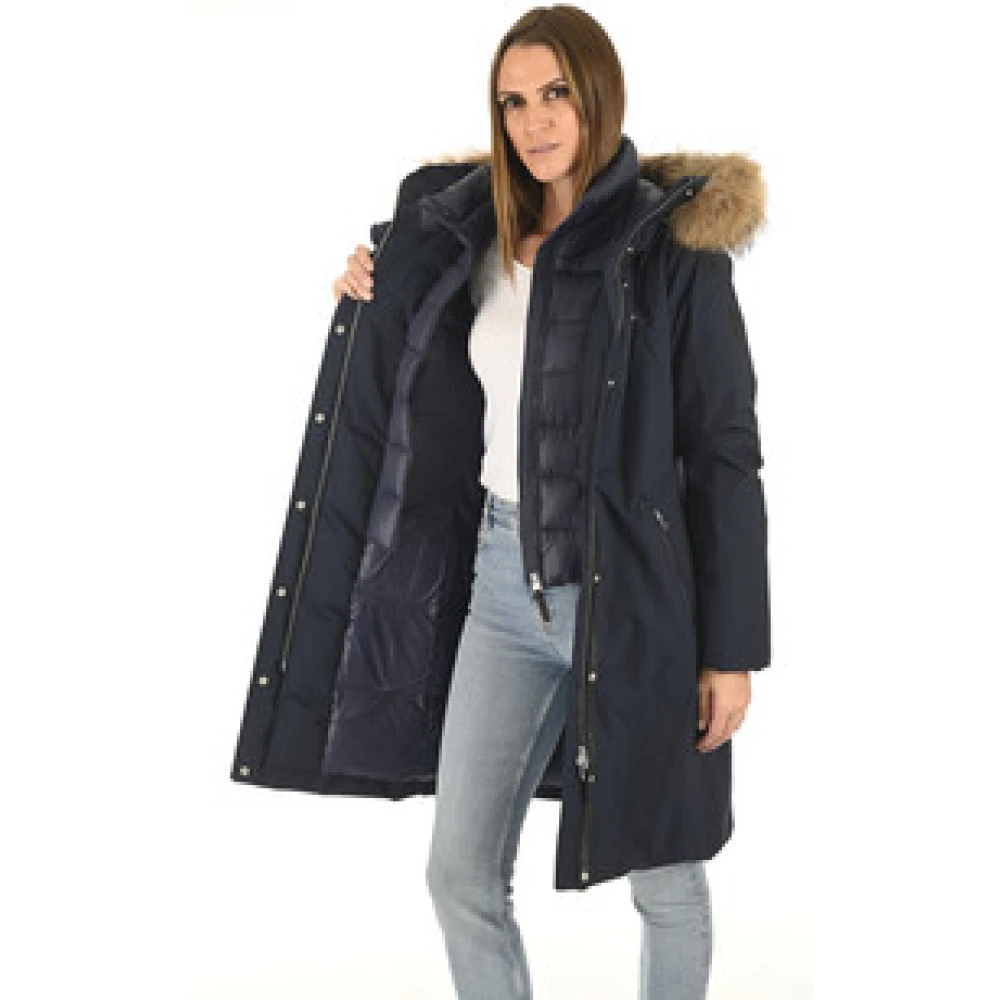 Mackage Shiloh-f Parka Blue Dames