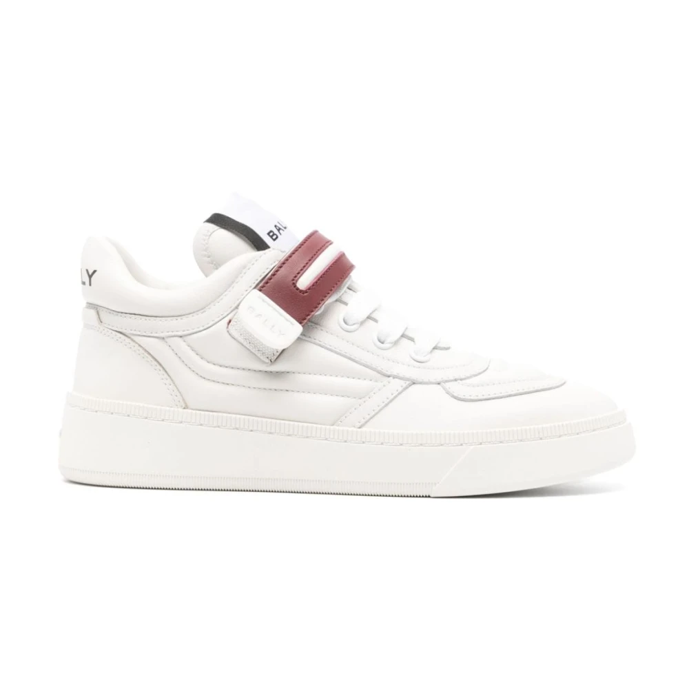Bally Witte Sneakers met Kalfsleren Patch Dames Schoenen