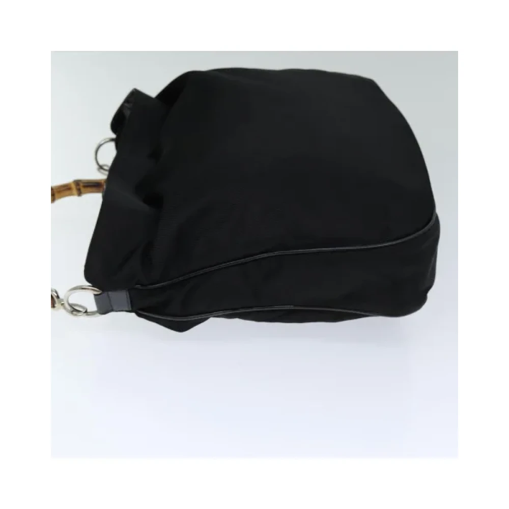 Gucci Vintage Pre-owned Nylon gucci-bags Brown Dames