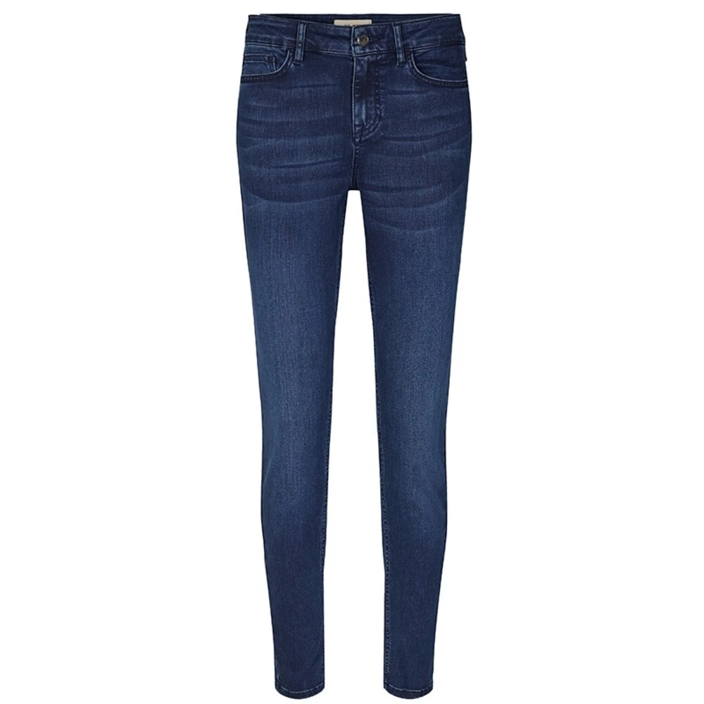 MOS MOSH High-Rise Skinny Fit Blauwe Denim Jeans Blue Dames