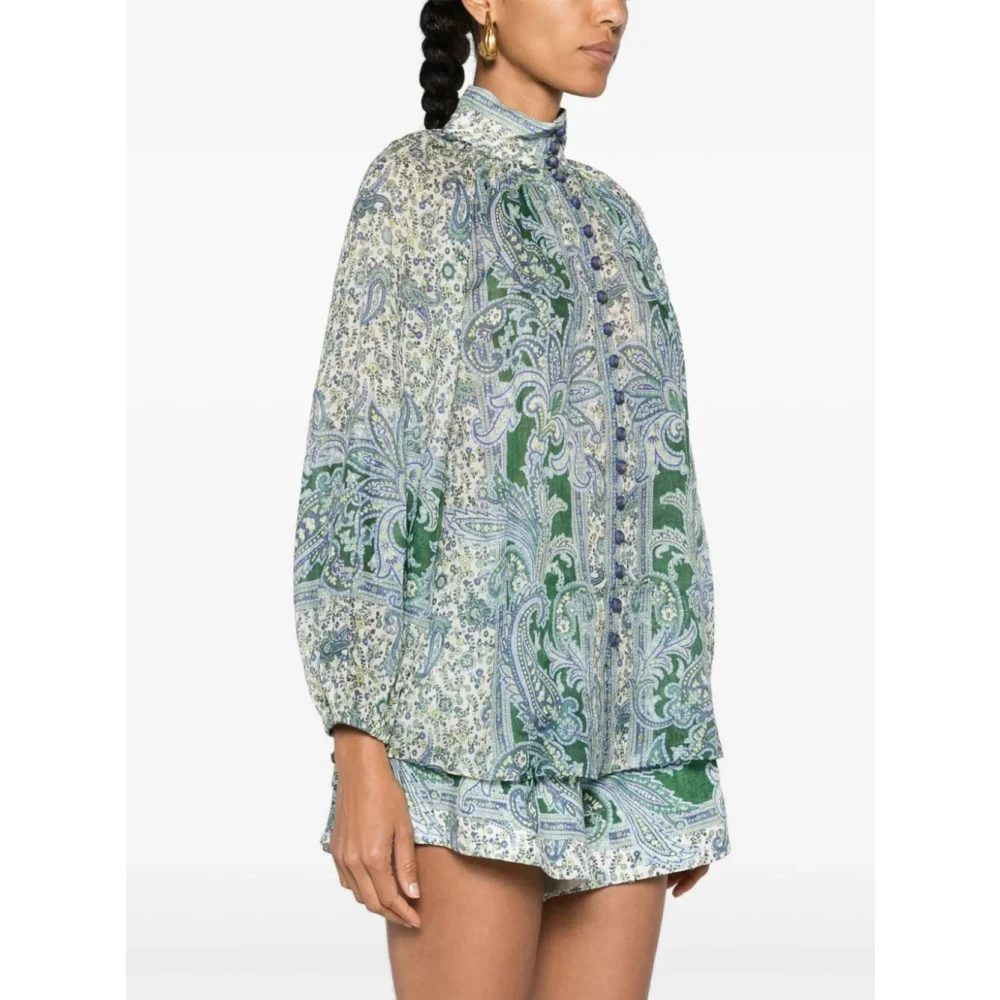 Zimmermann Paisley Print Blouse Multicolor Dames
