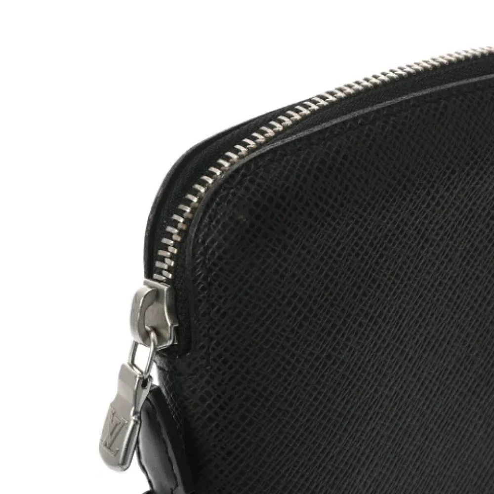 Louis Vuitton Vintage Pre-owned Leather wallets Black Heren