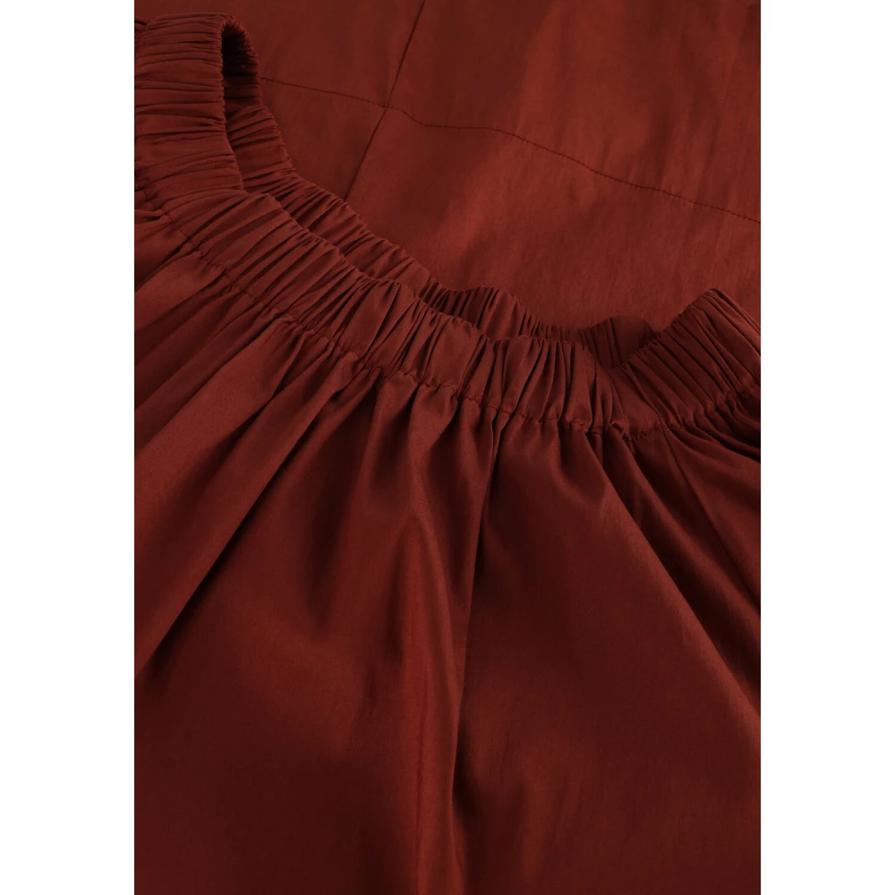 Semicouture Bordeaux Mini Jurk S4Sk26 Red Dames