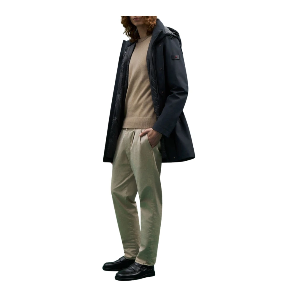 Peuterey Stijlvolle Zwarte Winterjas Black Heren