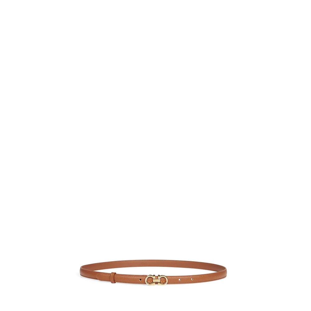 Ferragamo Women's Beige Belts - Belts - 95 Cm - Accessories
