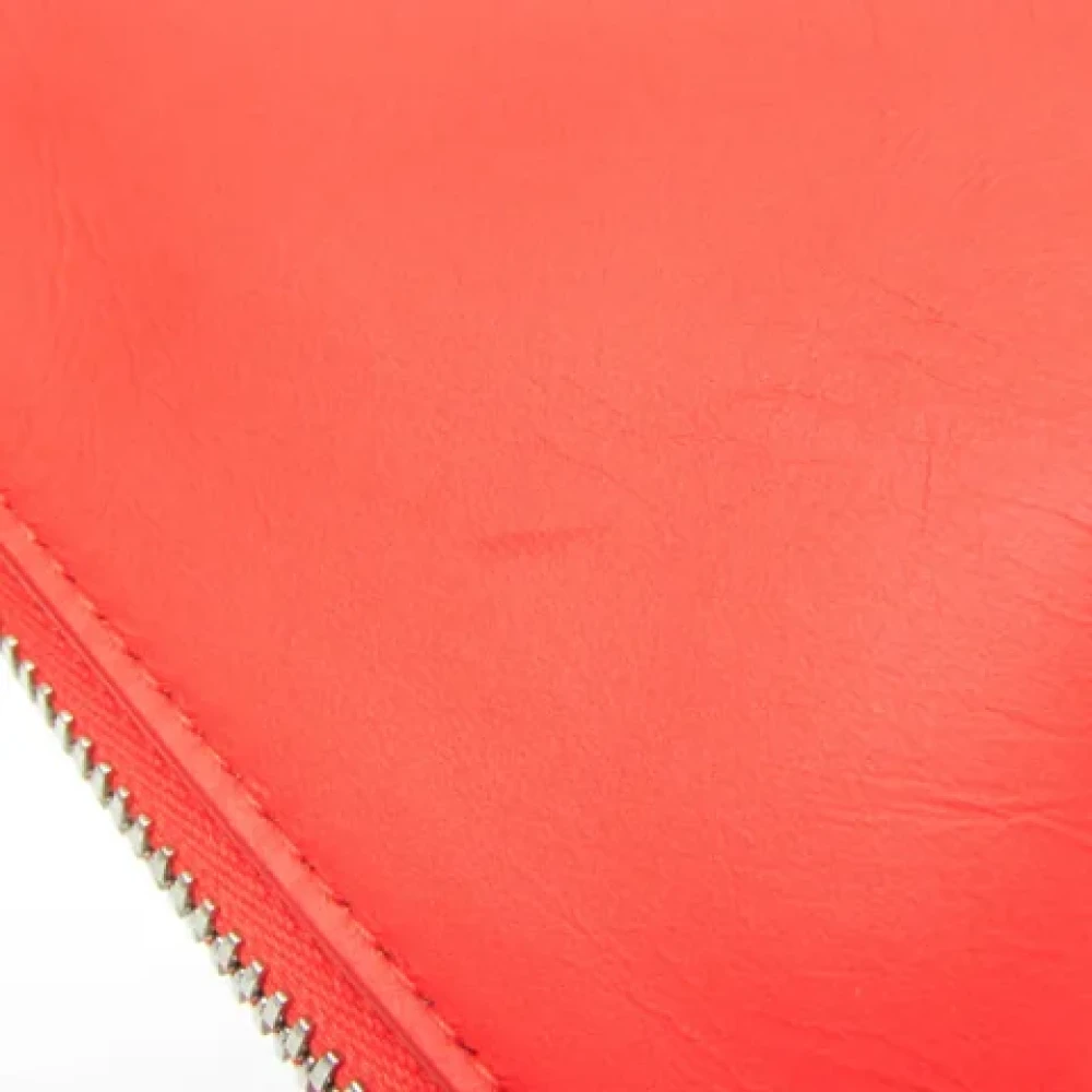 Bottega Veneta Vintage Pre-owned Leather clutches Red Dames