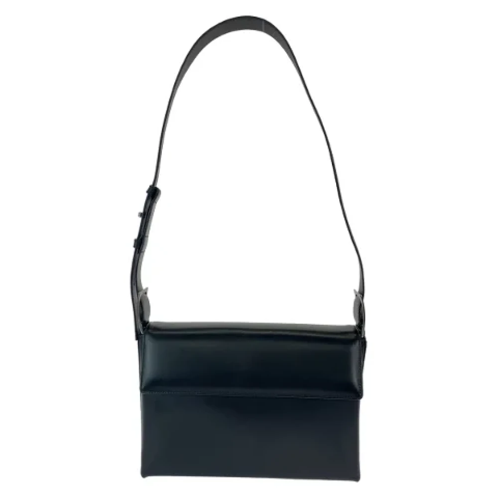 Salvatore Ferragamo Pre-owned Leather shoulder-bags Black Dames